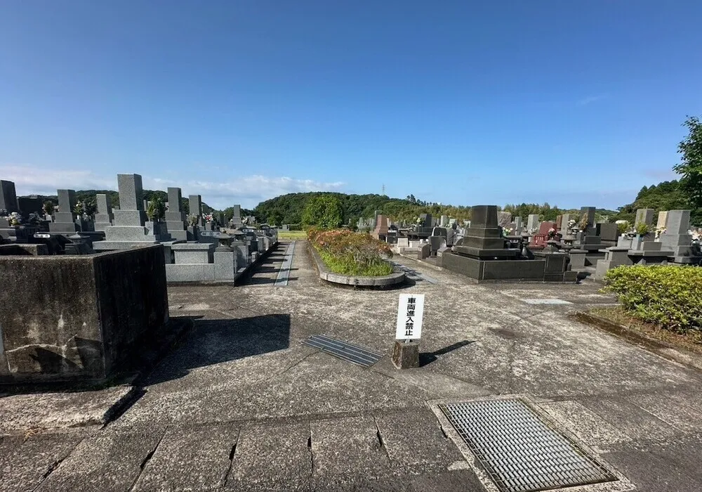 鹿児島市営 星ヶ峯墓園 墓域入口