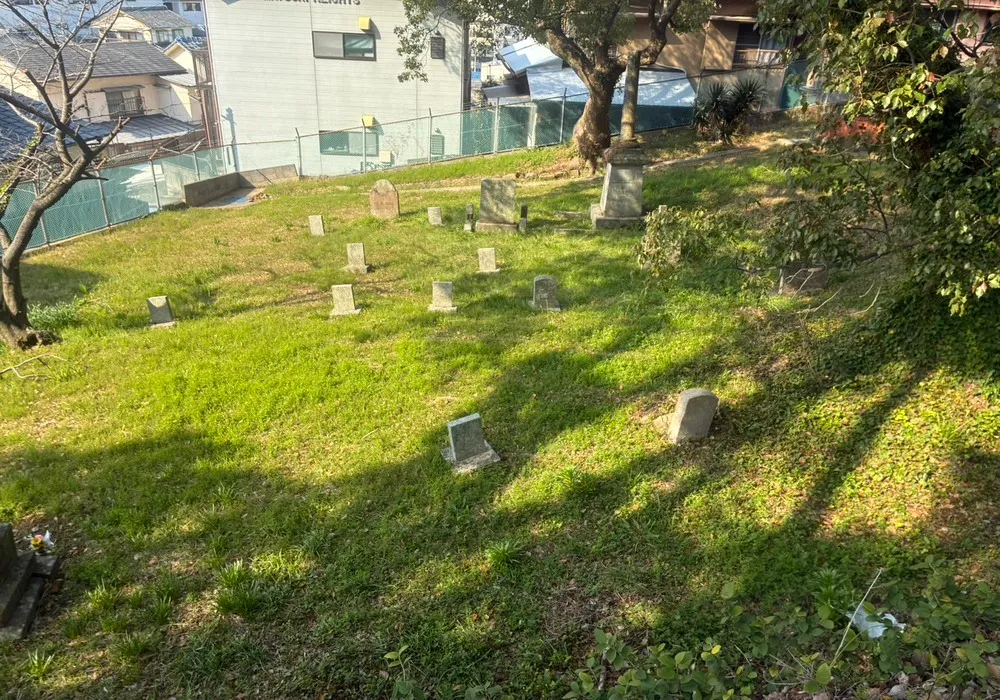 長崎市営 坂本国際墓地 墓石群