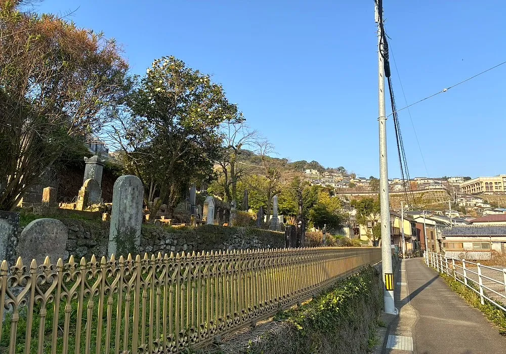 長崎市営 大浦国際墓地 外周路からの眺め