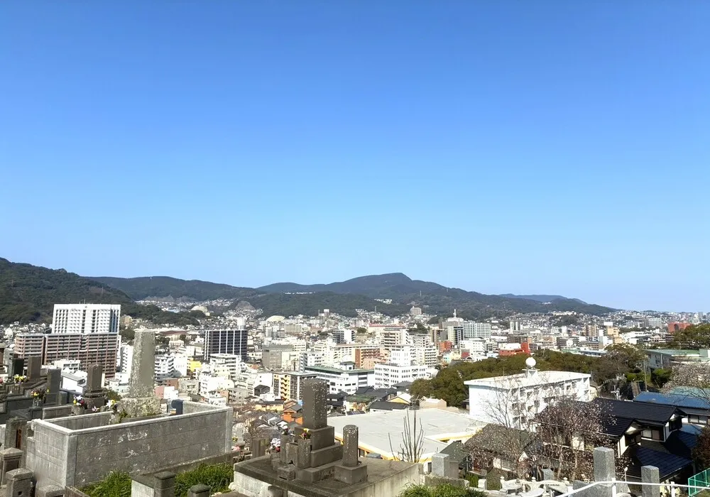 長崎市営 浦上墓地 眺望