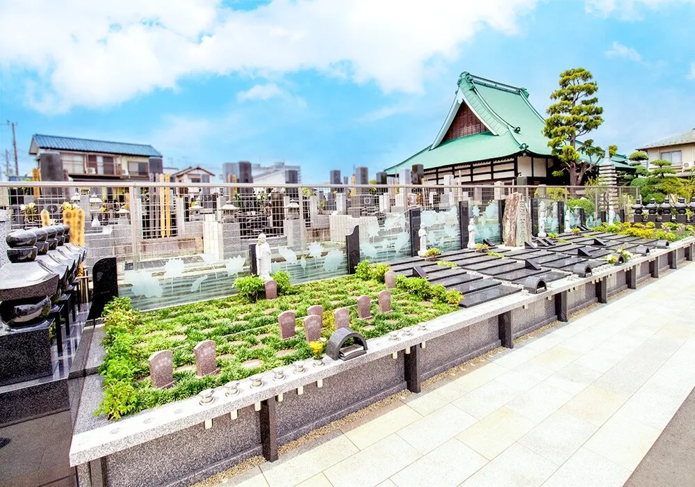 浄土院(神奈川県藤沢市) 永代供養付個別墓 樹木葬 合祀墓 全景